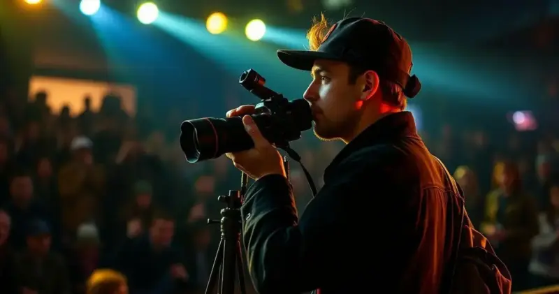 como fotografar shows