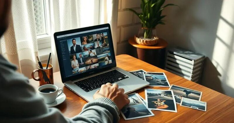 como organizar suas fotos