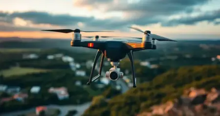 fotografia com drone