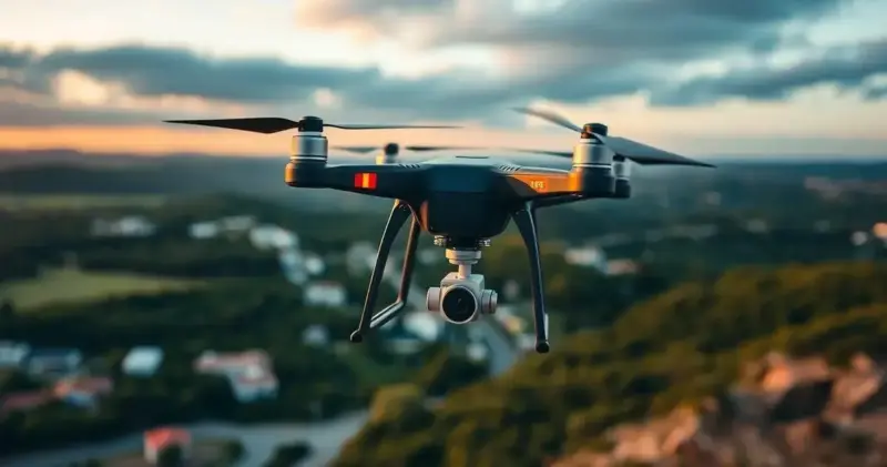 fotografia com drone